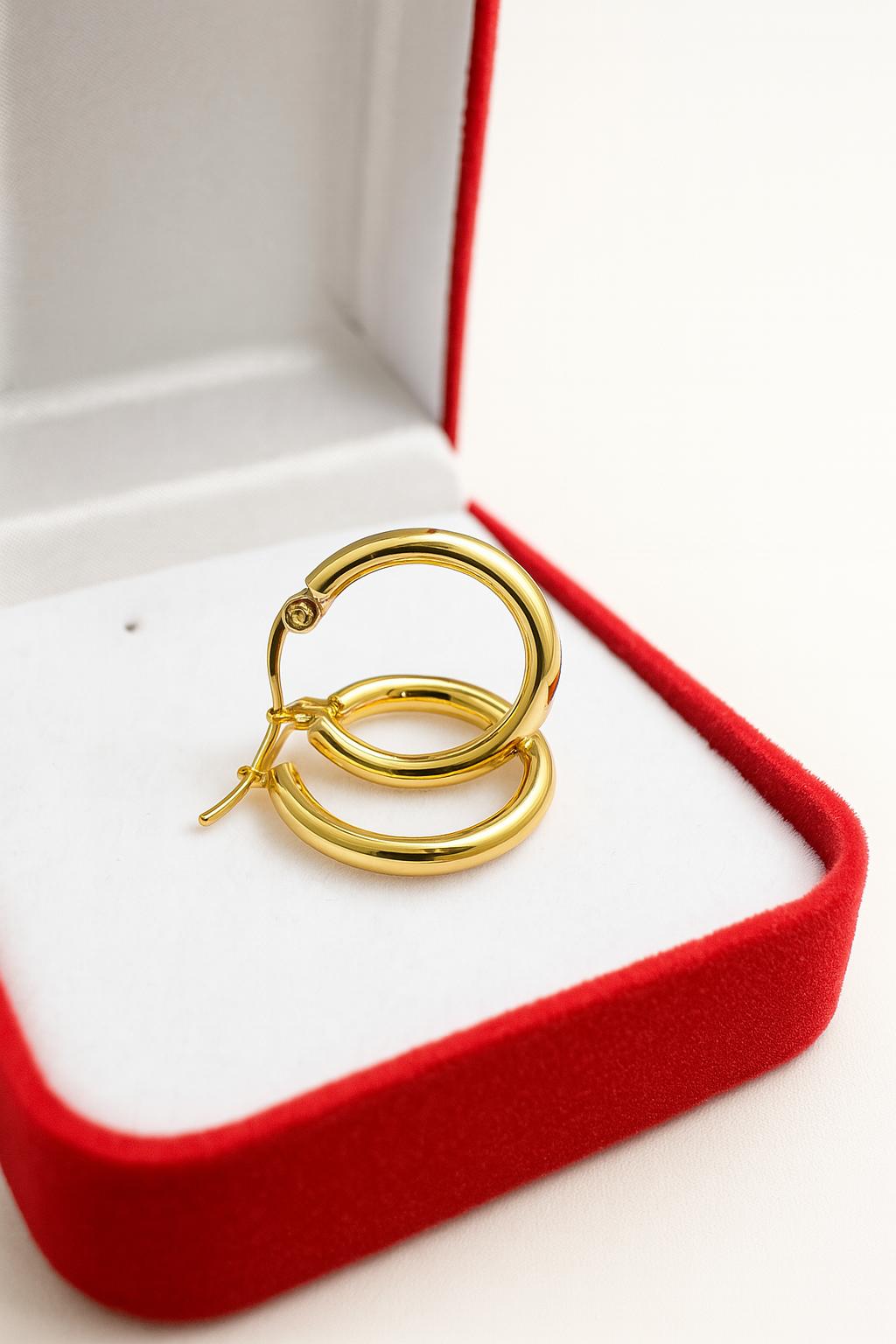 Korean personality big circle hoop earrings women’s rings European and American exaggerated fashion earrings Internet celebrity temperament stud earrings