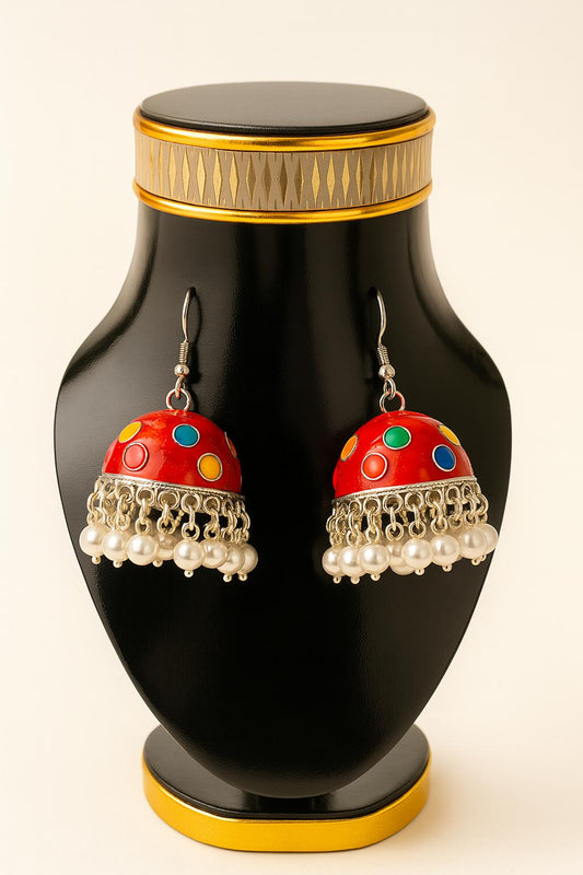 Handmade Premium Quality Minakari Work Earrings| Women Fashion