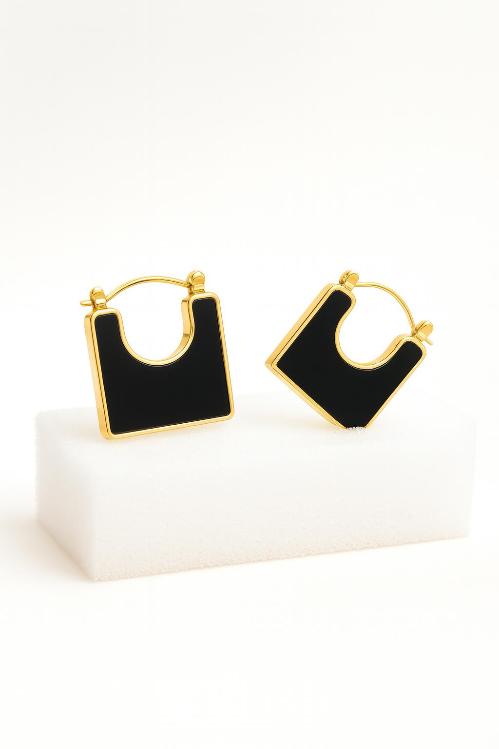 Black & White Hues – Anti Tarnish Earrings