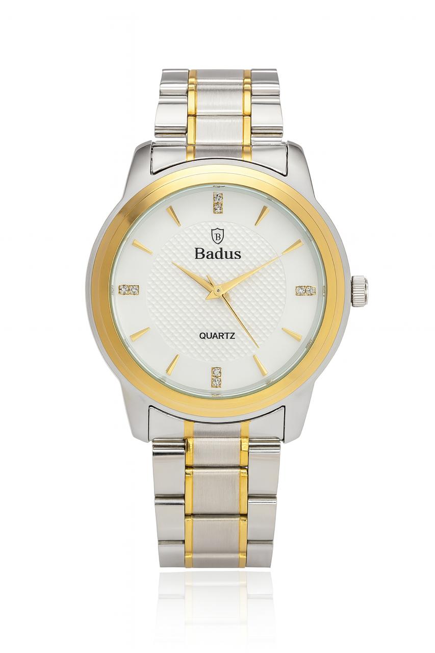 Badus Golden Silver Classic Watch