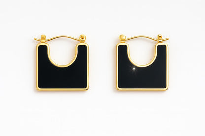Black & White Hues – Anti Tarnish Earrings