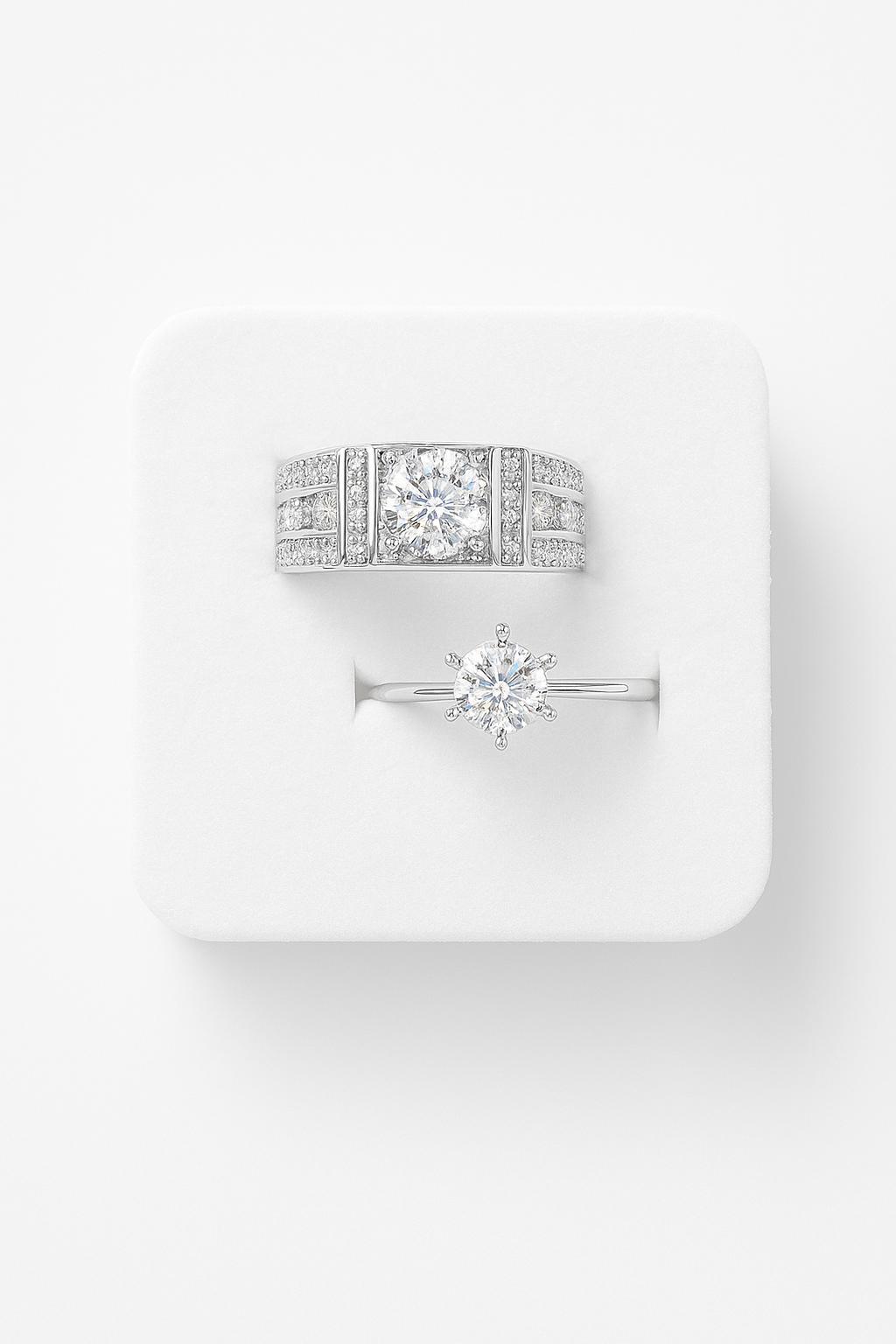 Couple Ring Silver| Men and Women| Pure Silver| Silver AQIQ| Adjustable Rings