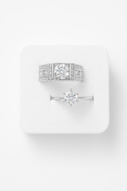 Couple Ring Silver| Men and Women| Pure Silver| Silver AQIQ| Adjustable Rings