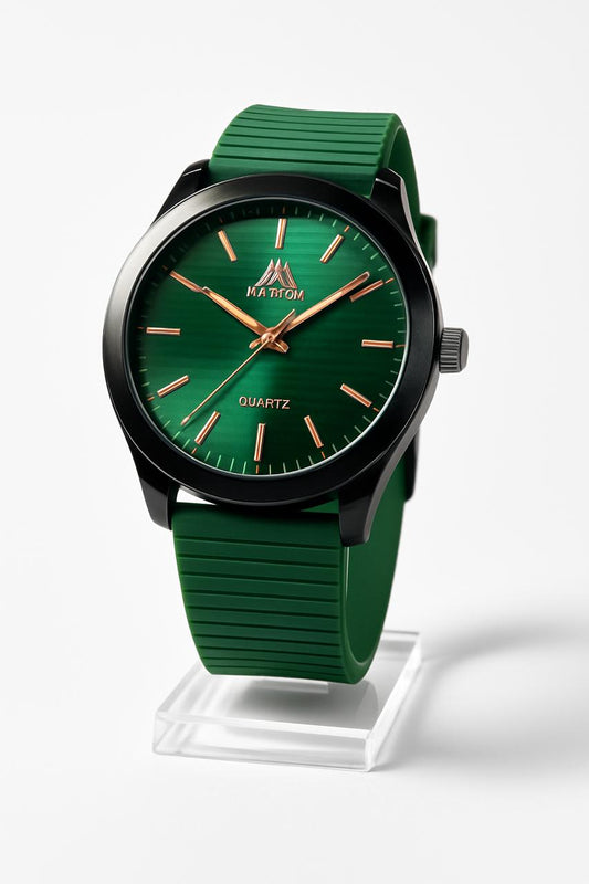 Minha-MM Men’s Watch| Green & Black