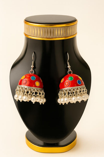 Handmade Premium Quality Minakari Work Earrings| Women Fashion