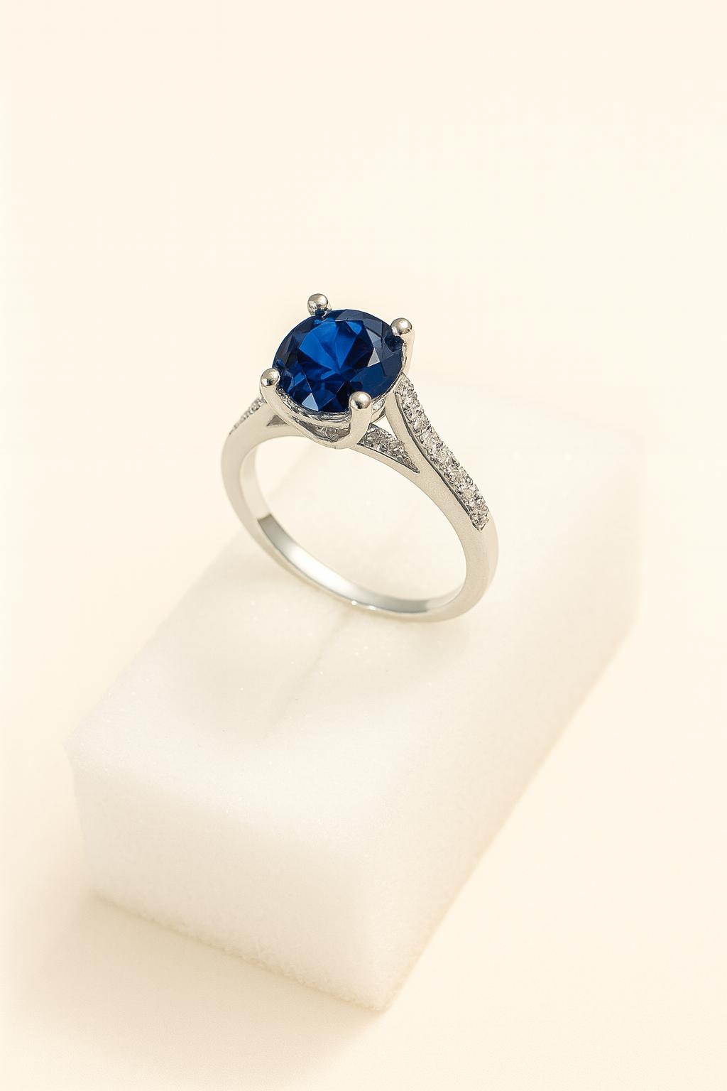 Silver and Gold Zircon Stones Rings for Women| Premium Quality Adjustable