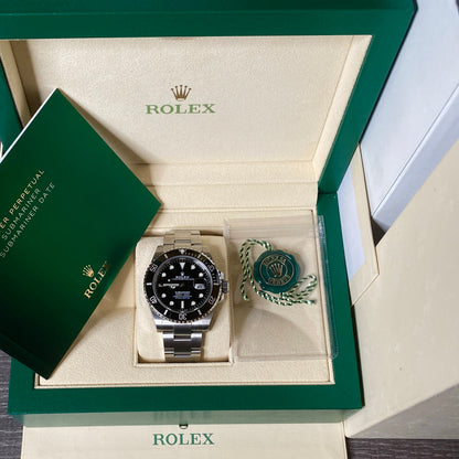 Rolex Submariner Date Stainless Steel Black Ceramic Dive Oyster