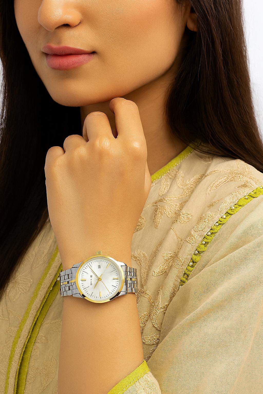 UNIVERSE POINT| Women Watch| Stainless Steel| Water Resistant| calendar Option