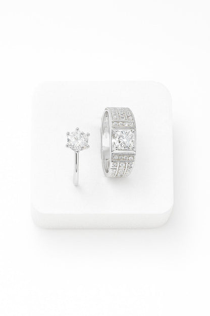 Couple Ring Silver| Men and Women| Pure Silver| Silver AQIQ| Adjustable Rings