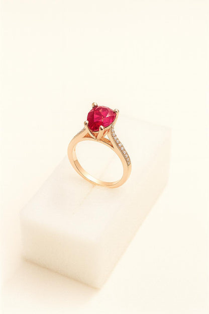 Silver and Gold Zircon Stones Rings for Women| Premium Quality Adjustable