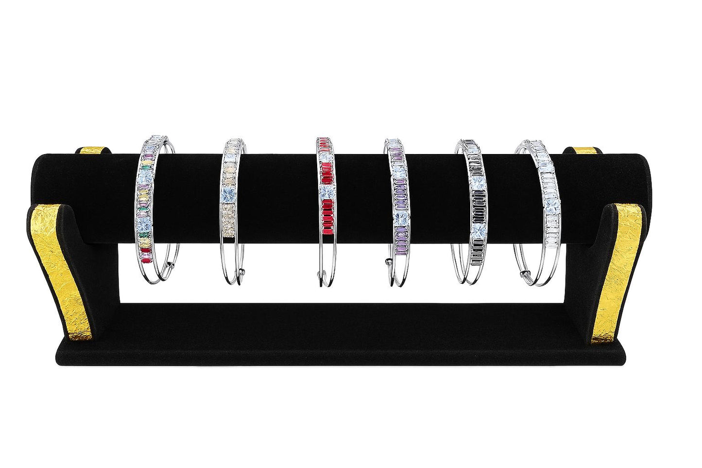 Lilly Zircon Stone Bangles Silver Women’s Choice Adjustable bangle