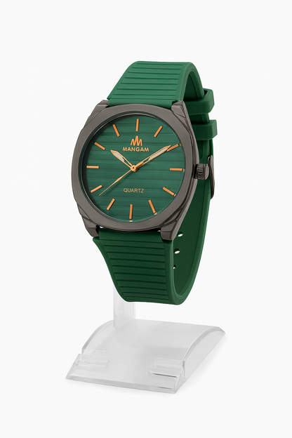 Minha-MM Men’s Watch| Green & Black