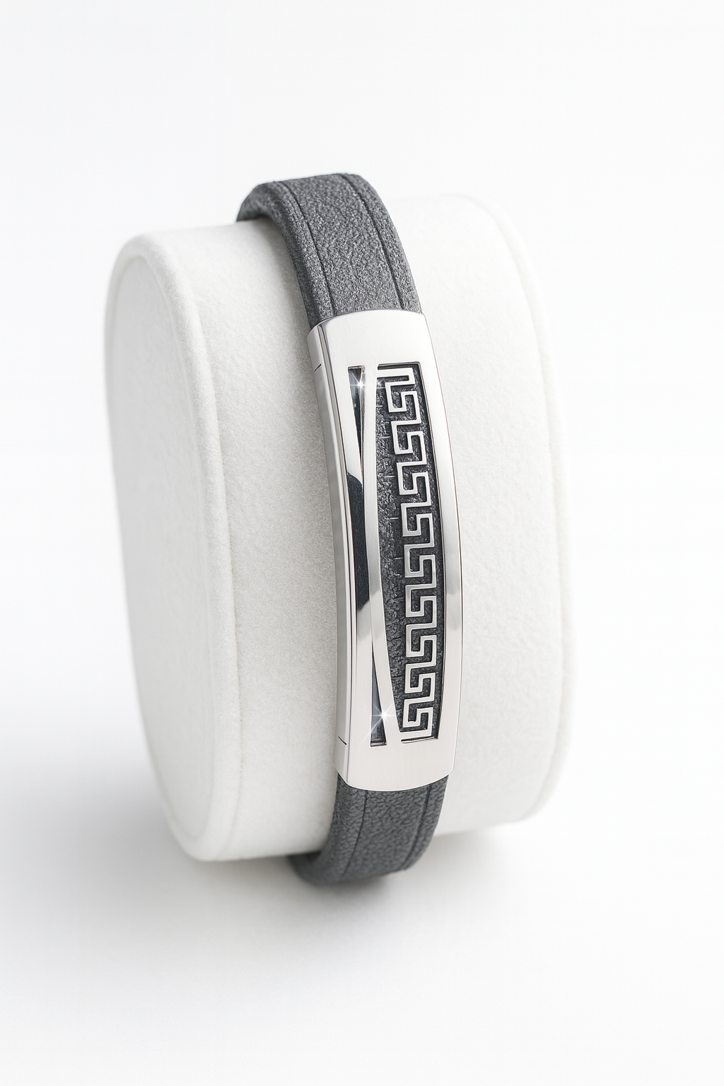 Korean version of the Great Wall pattern silicone titanium steel bracelet birthday gift bracelet bracelet student boys creative NBA same style