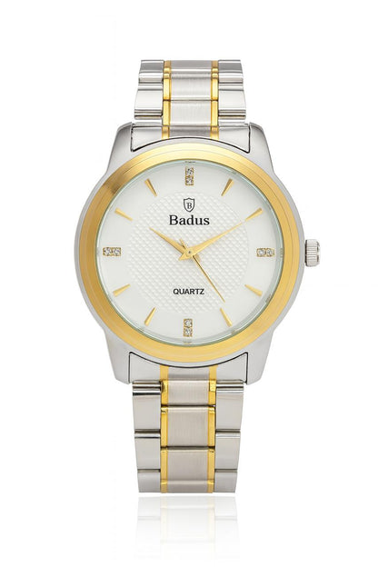 Badus Golden Silver Classic Watch