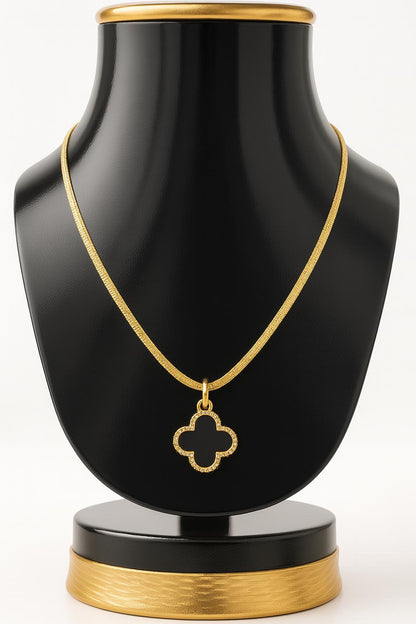 OLIVIA Clove four-leaf snake chain for women