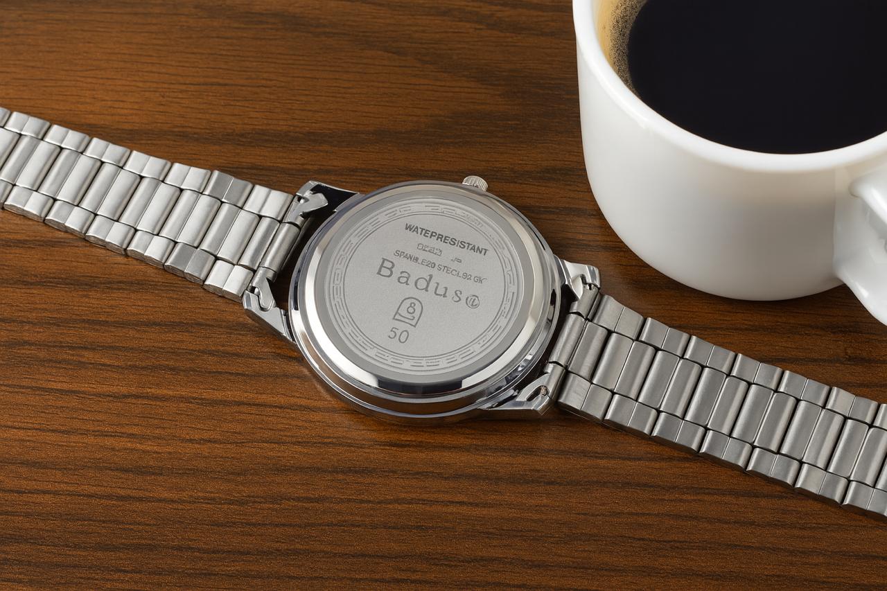 Badus Golden Silver Classic Watch