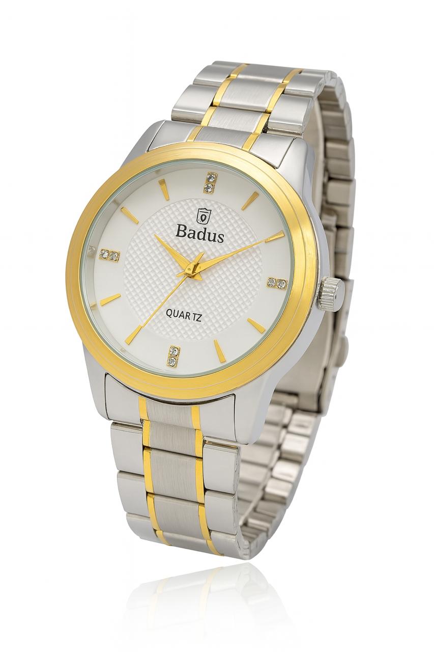 Badus Golden Silver Classic Watch