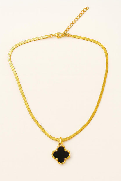 OLIVIA Clove four-leaf snake chain for women